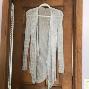 Woven silver Armani cardigan